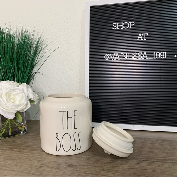 Rae Dunn - THE BOSS - Canister - Picture 2 of 2